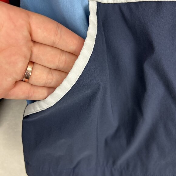 Alia Sport VTG Y2K Windbreaker Colorblock Women’s L Embroidered Nautical Mesh - Picture 6 of 8